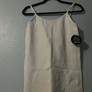 White Spaghetti Strap Tank
